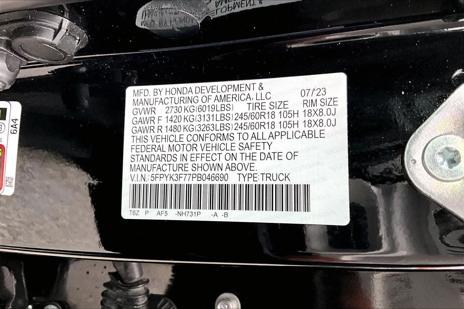 Used 2023 Honda Ridgeline RTL-E image 34