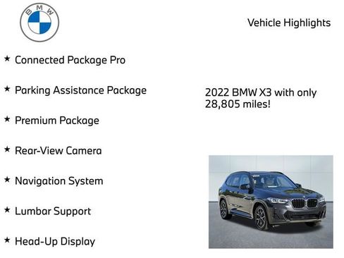 Used 2022 BMW X3 M40i w/ Premium Package AWD/4WD image 9