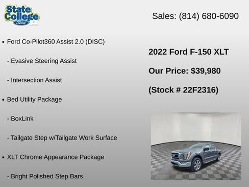 Used 2022 Ford F150 XLT w/ Equipment Group 302A High AWD/4WD image 24