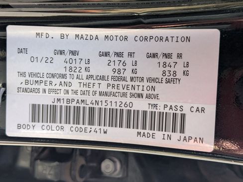 Used 2022 MAZDA MAZDA3 s FWD image 38