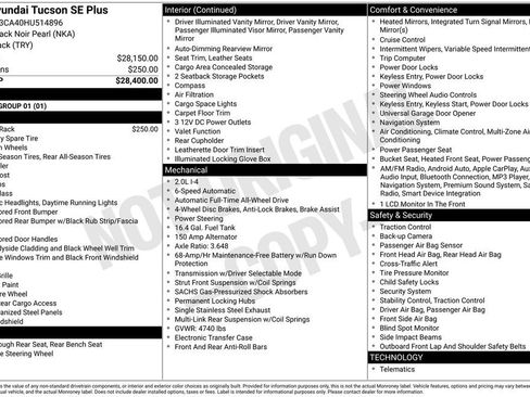 Used 2017 Hyundai Tucson SE Plus image 8