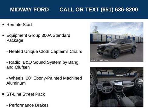 Used 2026 Ford Explorer ST-Line w/ ST-Line Street Pack AWD/4WD image 7