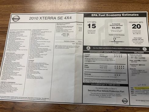 Used 2010 Nissan Xterra SE image 18