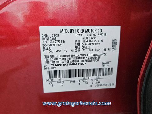 Used 2021 Ford Edge Titanium FWD image 14