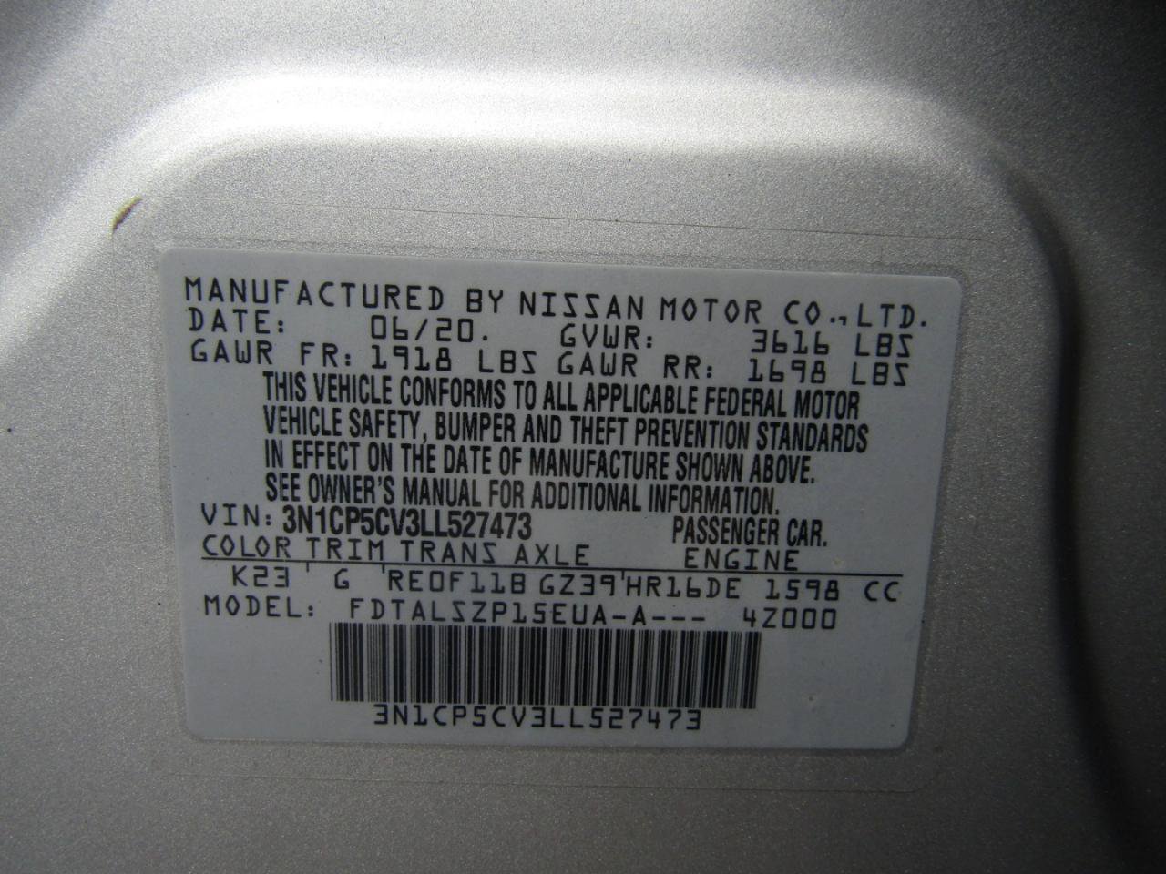 Used 2020 Nissan Kicks SV FWD image 26