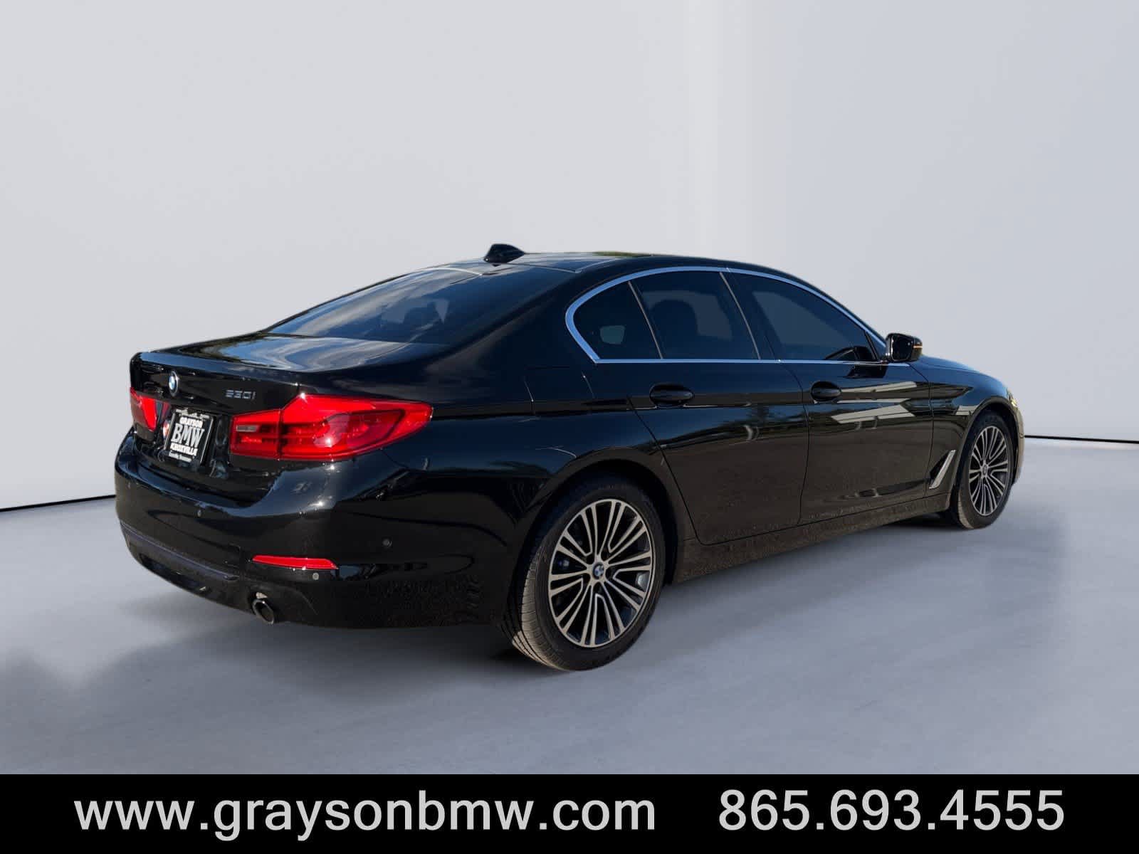 Used 2019 BMW 530i w/ Premium Package RWD image 3