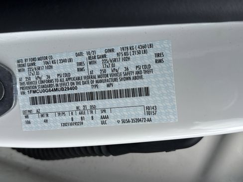 Used 2021 Ford Escape SE w/ Convenience Package image 37