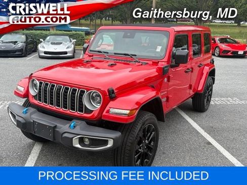 Used 2024 Jeep Wrangler Unlimited Sahara w/ Technology Group AWD/4WD image 1