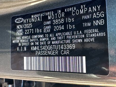 New 2026 Hyundai Elantra SEL Sport w/ Cargo Package image 25