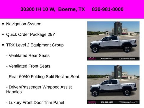 Used 2023 RAM 1500 TRX w/ TRX Level 2 Equipment Group AWD/4WD image 10