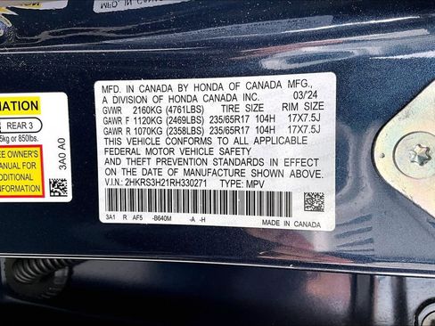 Certified 2024 Honda CR-V LX image 14