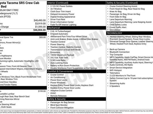 Used 2025 Toyota Tacoma SR5 AWD/4WD image 34