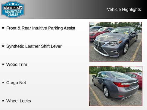 Used 2016 Lexus ES 350 w/ Premium Package w/Wood Trim FWD image 7