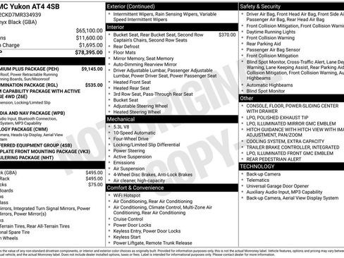 Used 2021 GMC Yukon AT4 w/ AT4 Premium Plus Package image 34