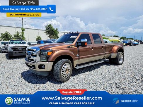 Used 2012 Ford F450 King Ranch w/ King Ranch w/Chrome Pkg AWD/4WD image 3