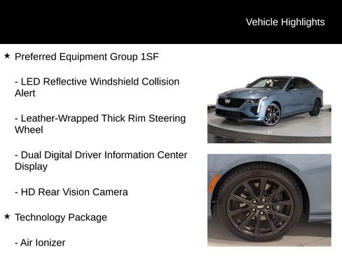Used 2023 Cadillac CT4 V w/ Navigation Package AWD/4WD image 7