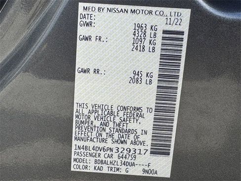 Used 2023 Nissan Altima 2.5 SV image 34