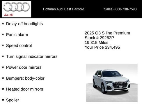 Used 2025 Audi Q3 2.0T Premium AWD/4WD image 34