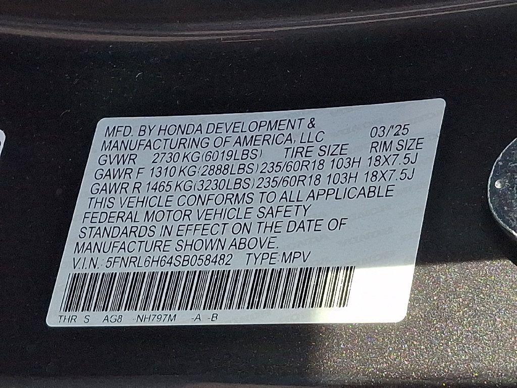Used 2025 Honda Odyssey EX-L image 27