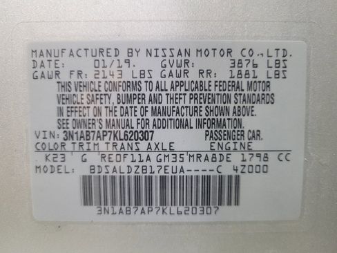 Used 2019 Nissan Sentra SV FWD image 30