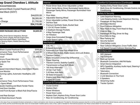 Used 2023 Jeep Grand Cherokee L Laredo AWD/4WD image 5