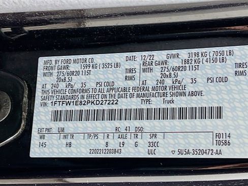 Used 2023 Ford F150 Lariat w/ Equipment Group 502A High AWD/4WD image 30