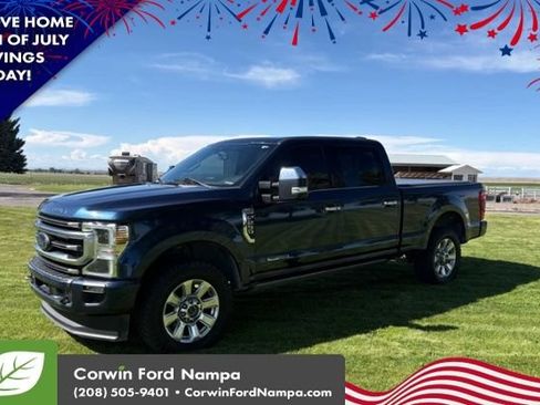 Used 2020 Ford F250 Platinum w/ FX4 Off-Road Package AWD/4WD image 1