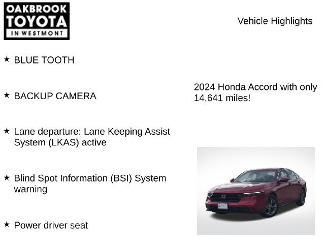 Used 2024 Honda Accord EX image 5