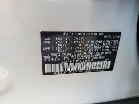 Certified 2020 Subaru Outback Touring w/ Popular Package #2 image 24