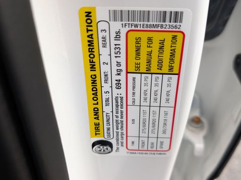 Used 2021 Ford F150 Platinum w/ Equipment Group 701A High image 39