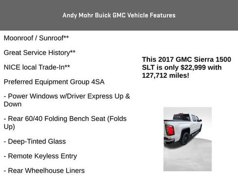 Used 2017 GMC Sierra 1500 SLT w/ SLT Premium Package image 4