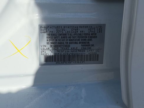 New 2026 Nissan Sentra SV w/ Floor Mat Package FWD image 33