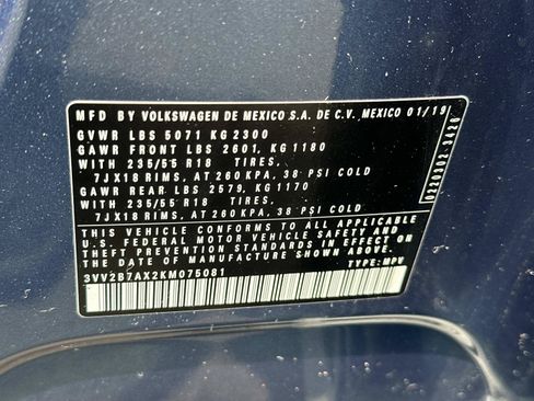 Used 2019 Volkswagen Tiguan SEL AWD/4WD image 18