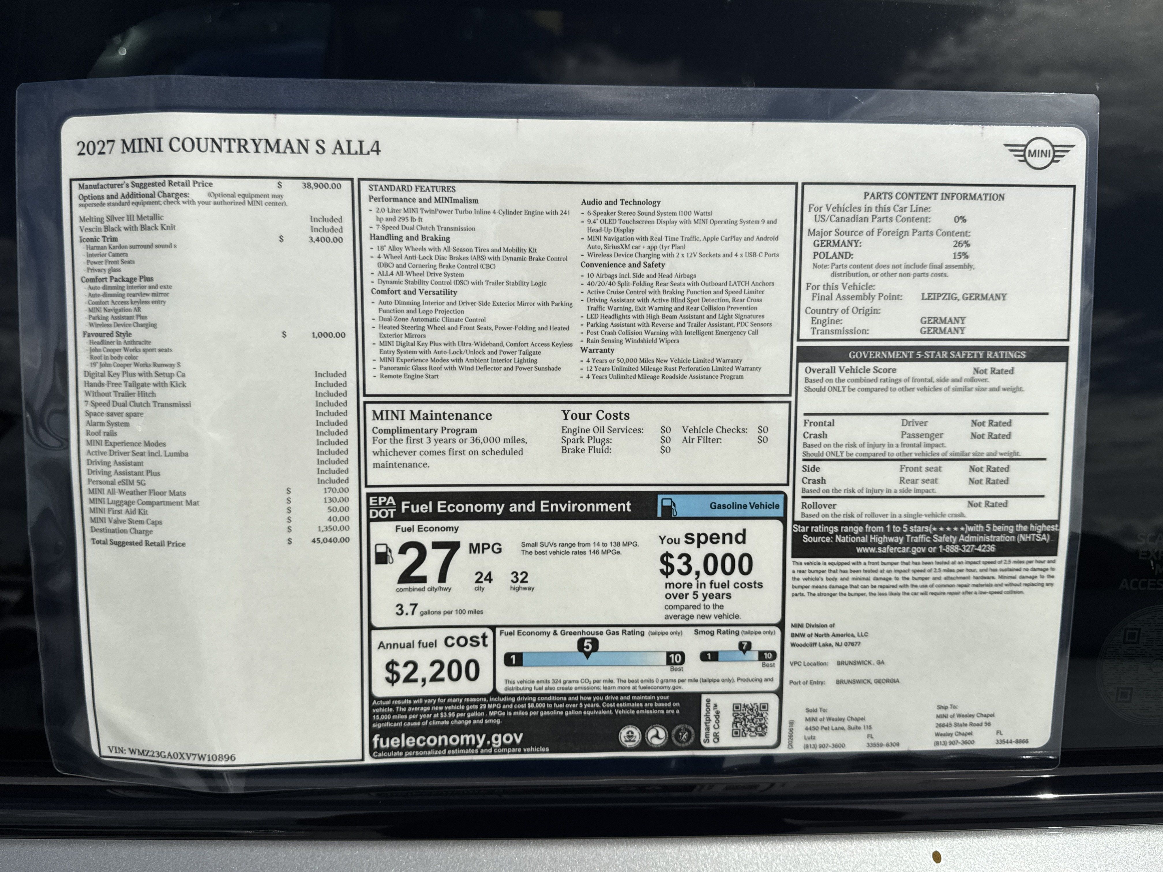 New 2027 MINI Cooper Countryman S AWD/4WD image 26