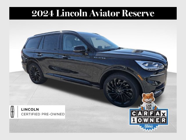 Certified 2024 Lincoln Aviator Reserve w/ Equipment Group 201A AWD/4WD 360° Tour