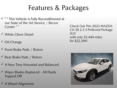 Used 2023 MAZDA CX-30 AWD 2.5 S w/ Preferred Package image 4