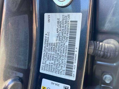 Certified 2023 Honda Accord EX image 20