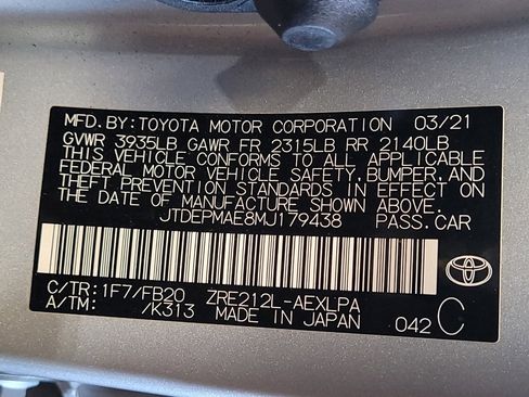 Used 2021 Toyota Corolla LE image 33