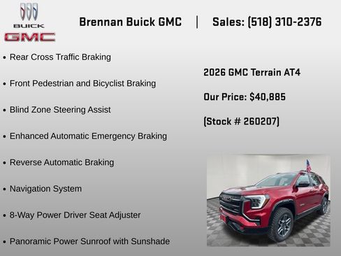 New 2026 GMC Terrain AT4 w/ LPO, Floor Liner Package AWD/4WD image 12