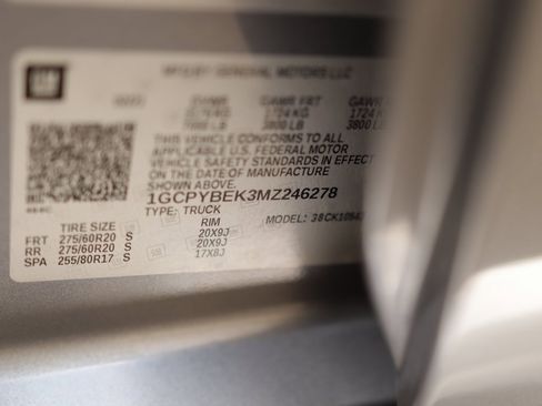 Used 2021 Chevrolet Silverado 1500 Custom w/ LPO, Dark Essentials Package image 36