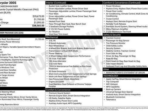 Used 2017 Chrysler 300 S image 3