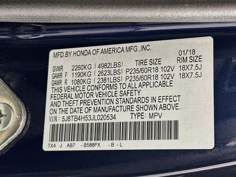 Used 2018 Acura RDX AWD w/ Technology Package image 12
