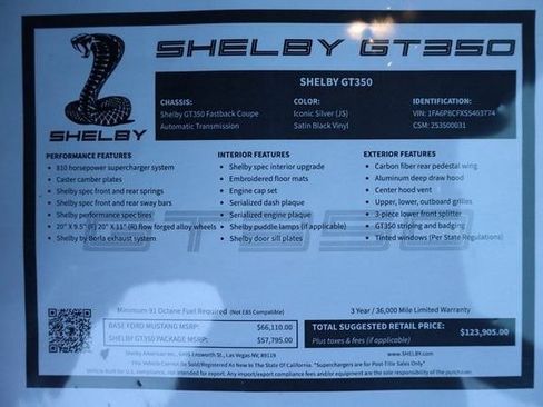 New 2025 Ford Mustang GT Premium w/ GT Performance Package image 13