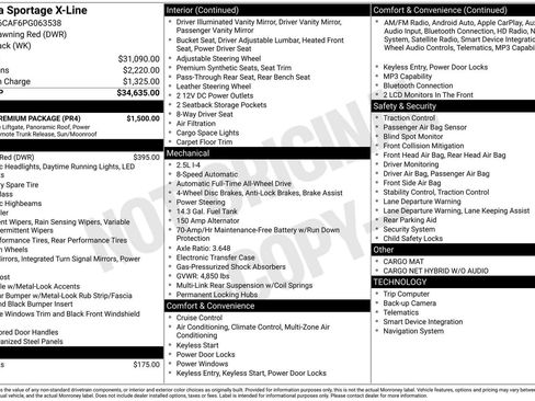 Certified 2023 Kia Sportage X-Line w/ X-Line Premium Package AWD/4WD image 36