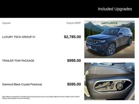 New 2025 Jeep Grand Cherokee Overland w/ Luxury Tech Group IV image 5