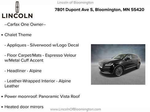 Certified 2022 Lincoln Nautilus Black Label AWD/4WD image 6