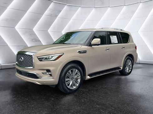 Used 2021 INFINITI QX80 Luxe RWD image 1