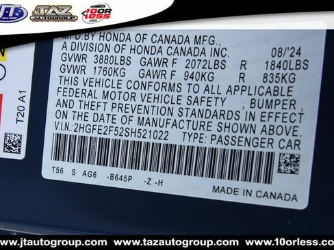 Used 2025 Honda Civic Sport image 23