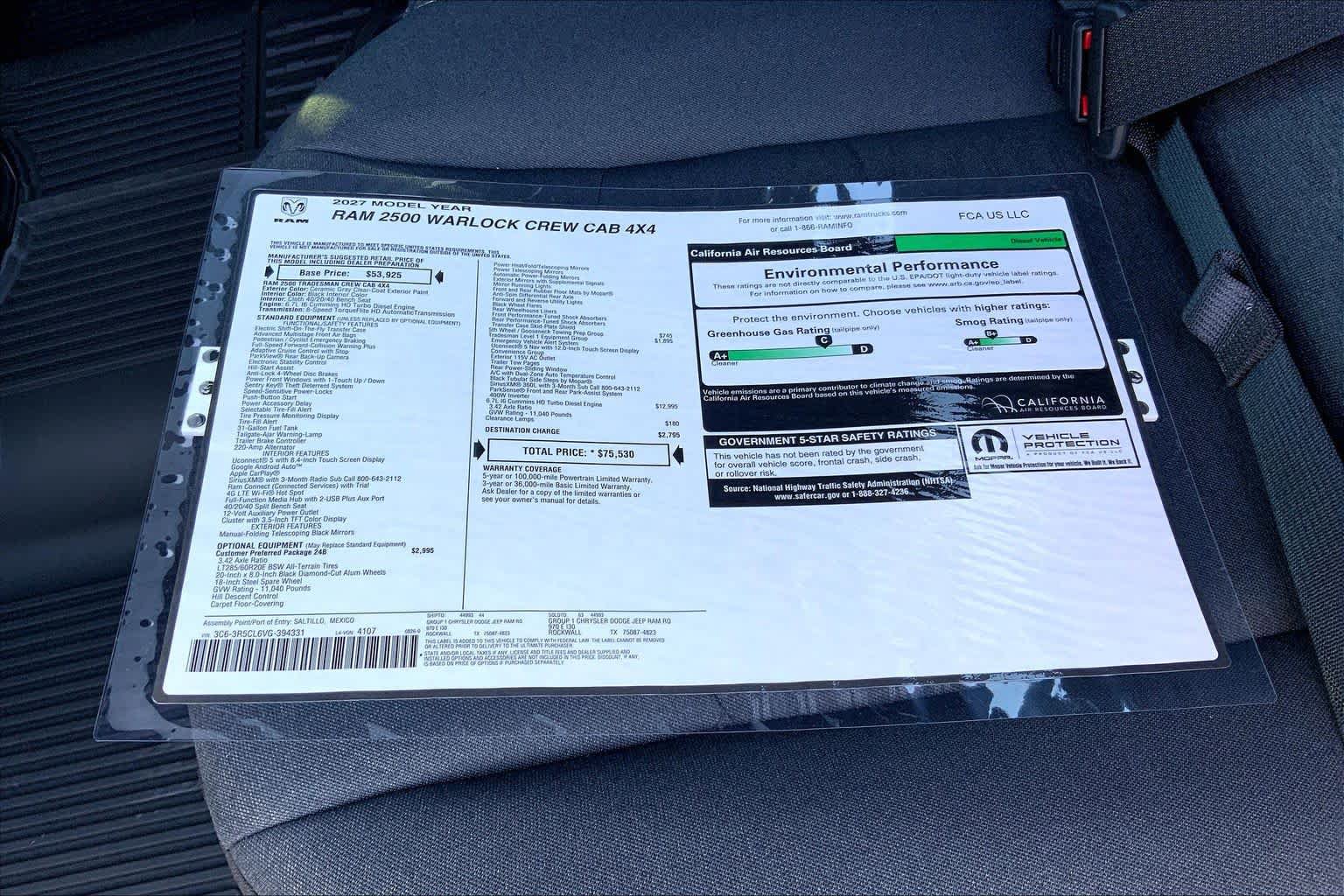 New 2027 RAM 2500 Warlock AWD/4WD image 19