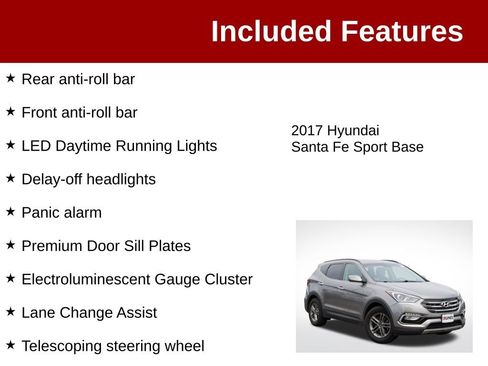 Used 2017 Hyundai Santa Fe Sport AWD/4WD image 4